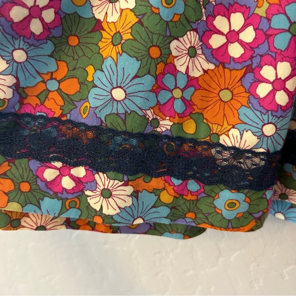 Matilda Jane paint by numbers dragonfly floral satine dress size 6 - Picture 8 of 10
